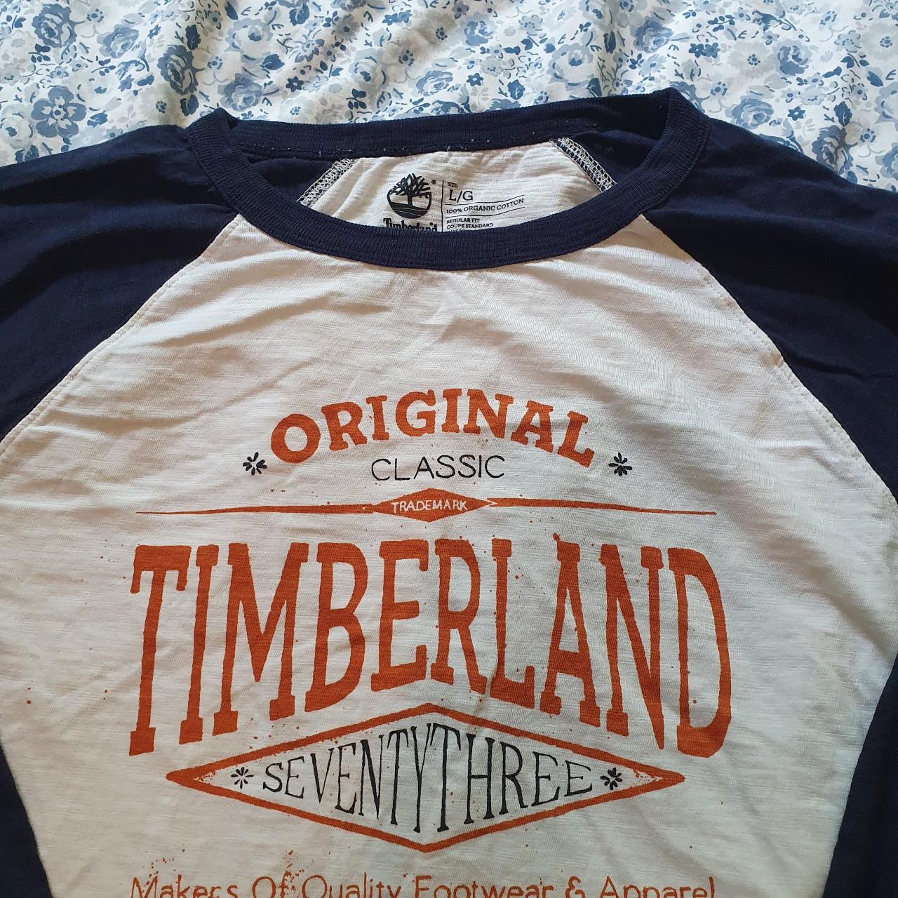 Timberland L Raglan Long Sleeve Original Classic... - Depop