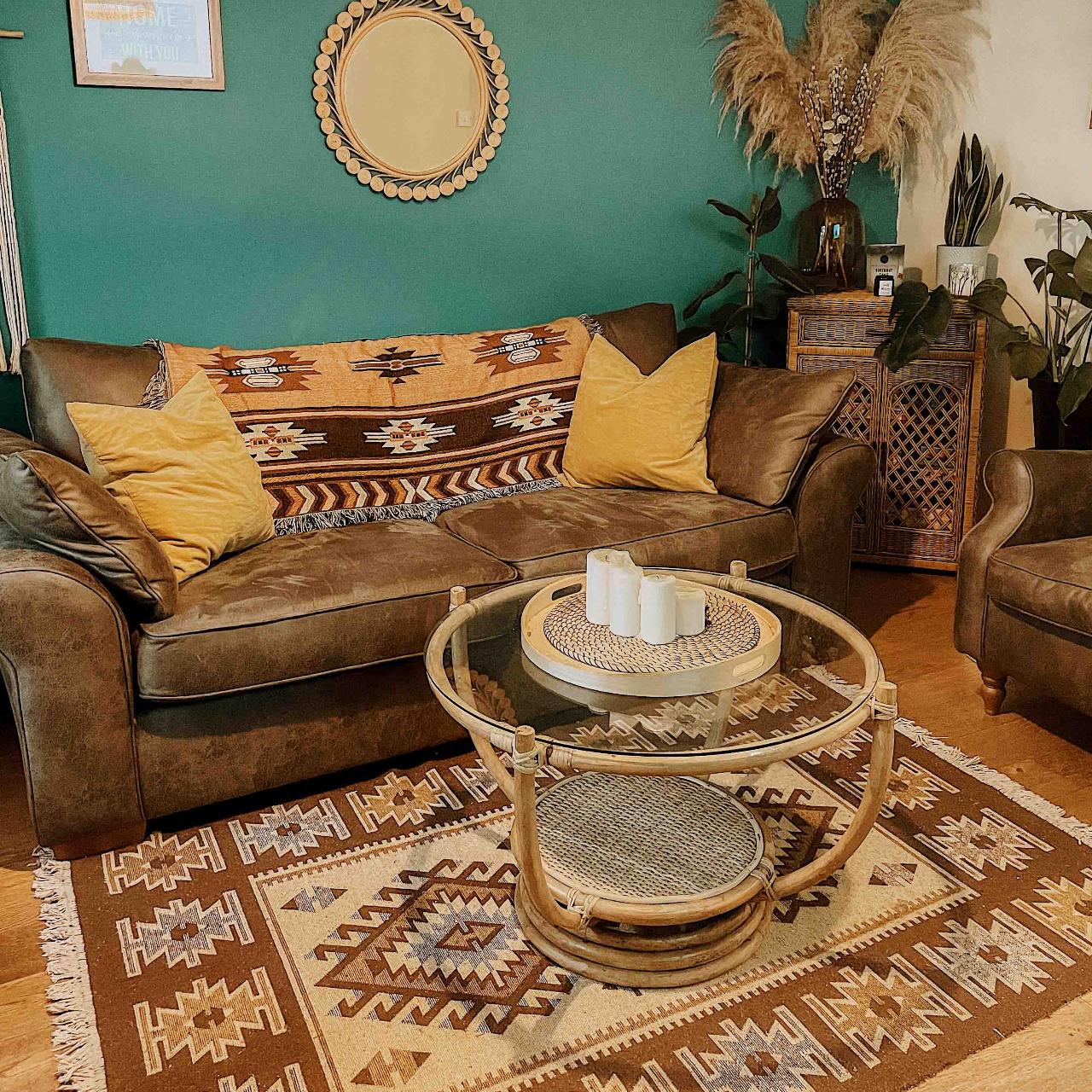 Turkish Kilim Rug / Turkish Rug / Aztec Rug / Ikat... - Depop