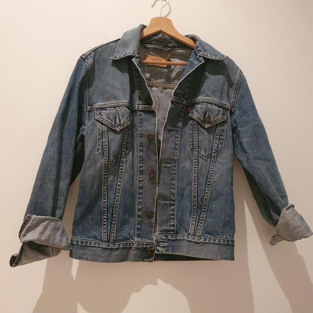 Vintage levi denim jacket. #levi #vintage ... - Depop