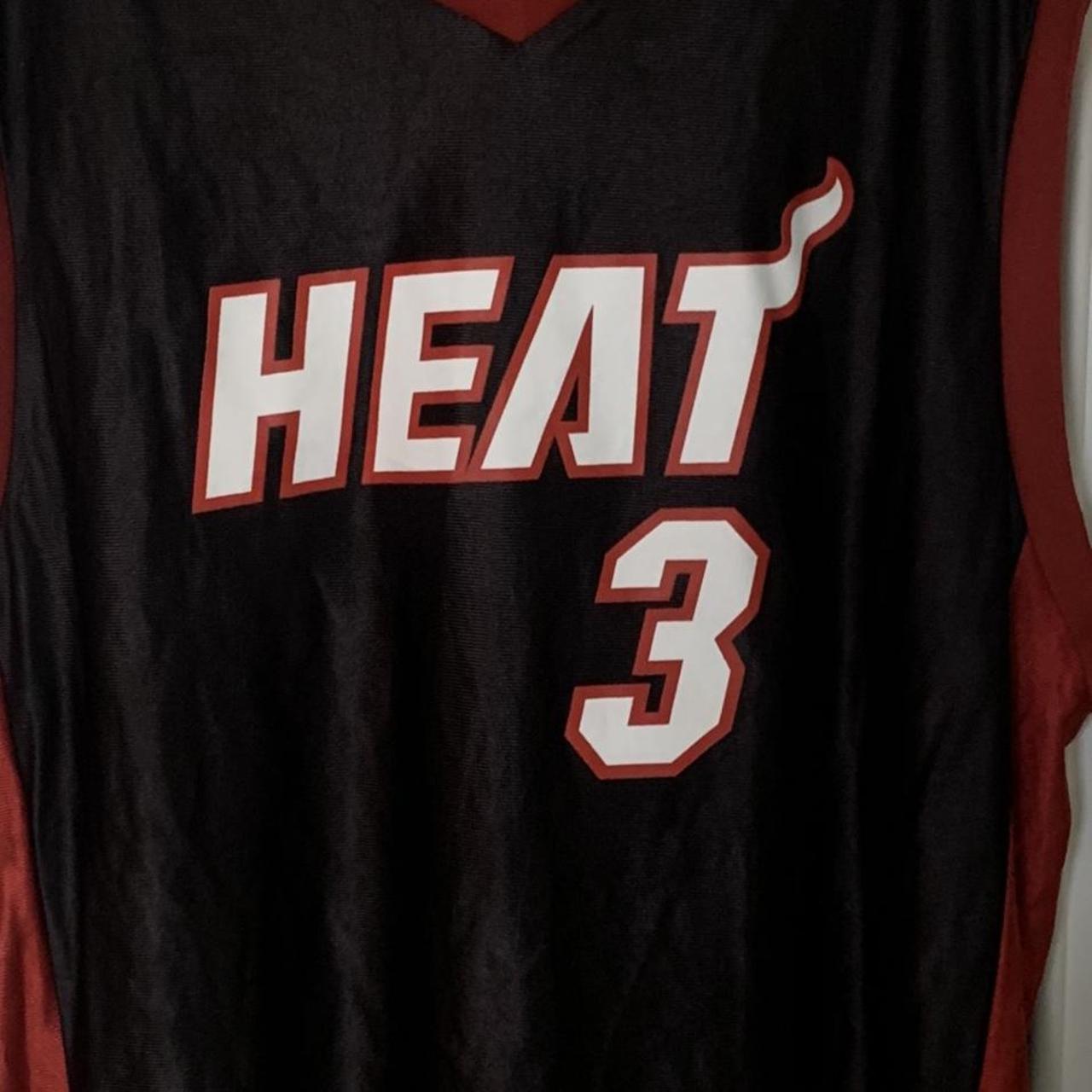 🏀Dwayne Wade Miami Heat Jersey number 3. 7/10 with - Depop