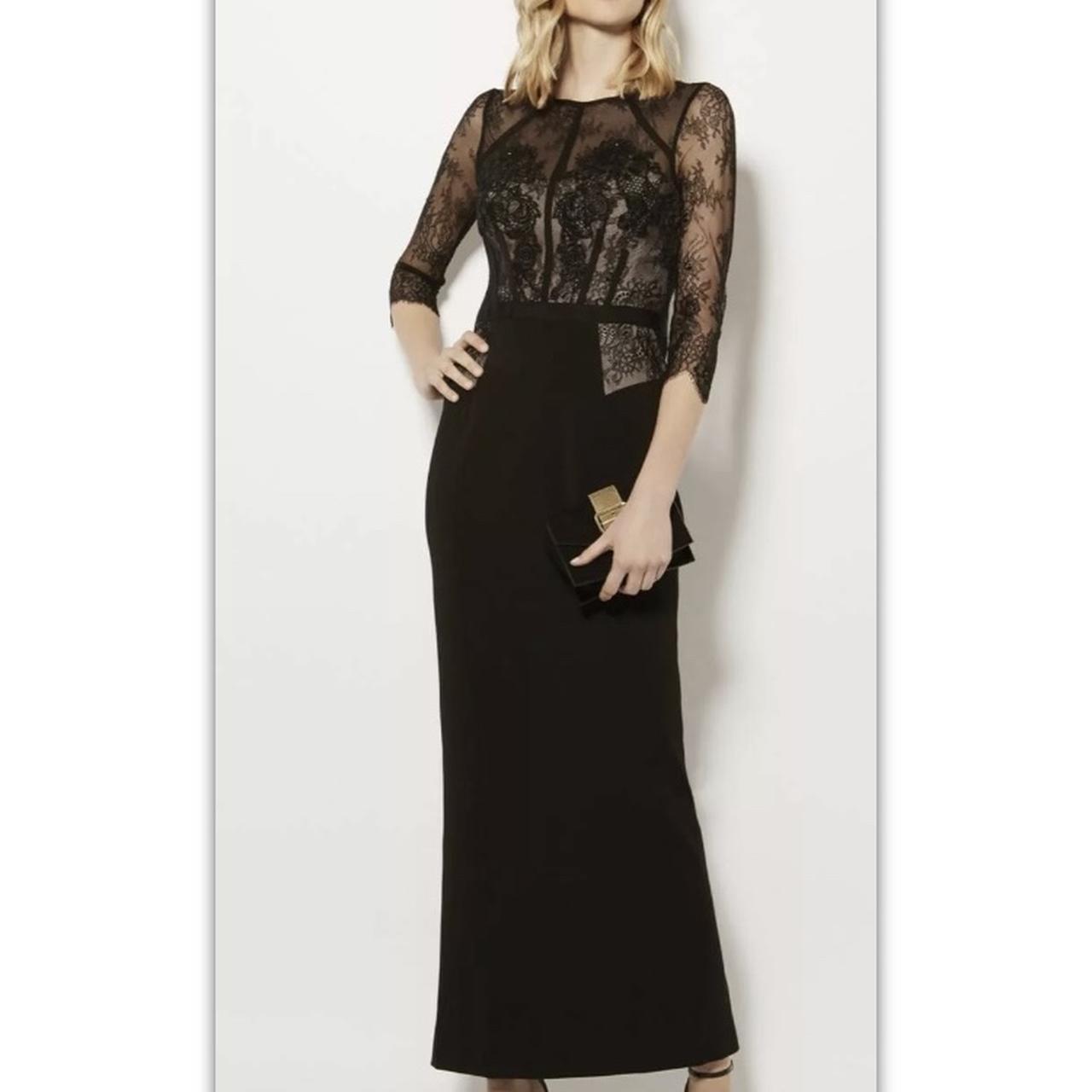 Karen Millen Lace Maxi Dress, UK 10. Condition is - Depop