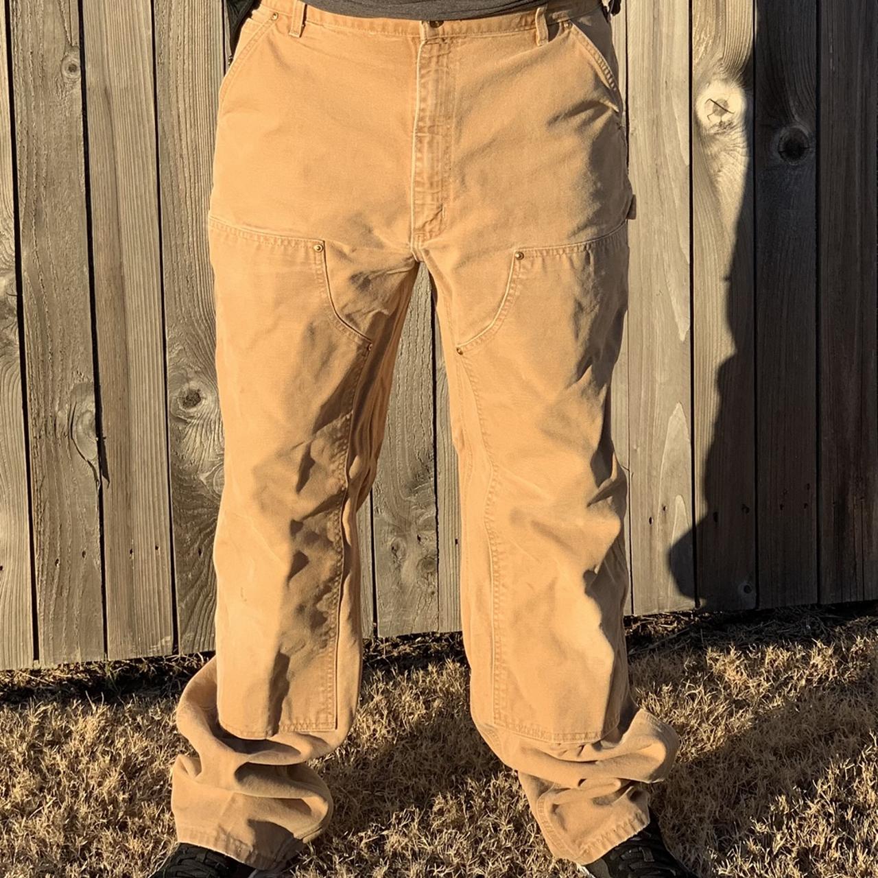 Carhartt Made in USA double leg work pants. 38w x... Depop
