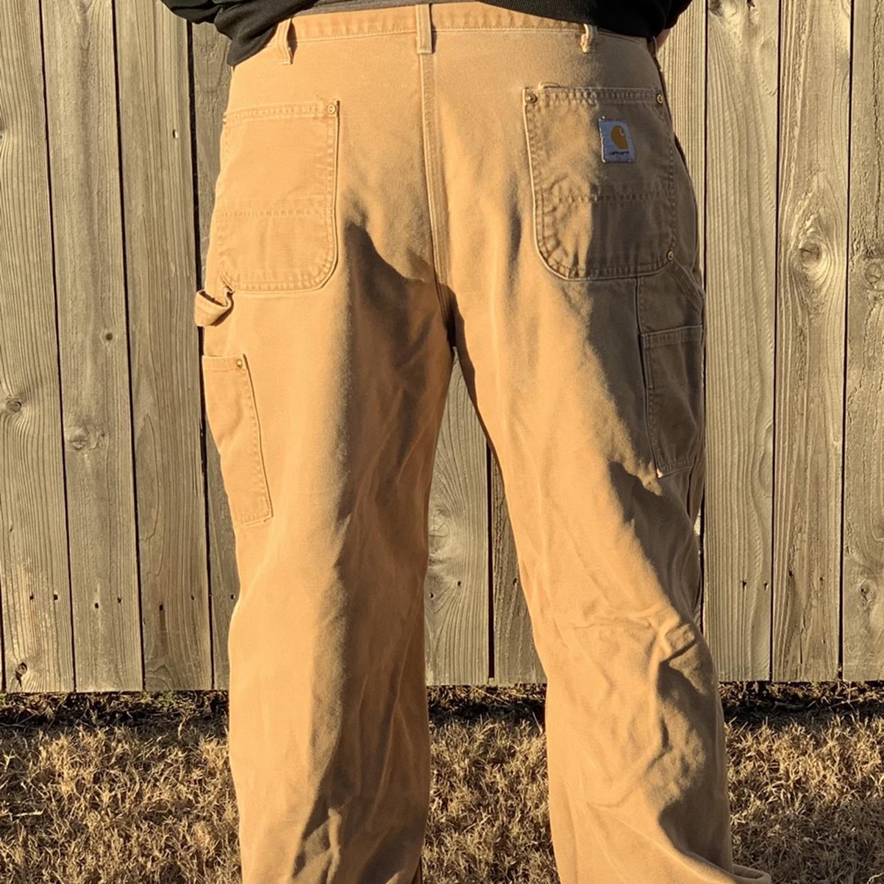 Carhartt Made in USA double leg work pants. 38w x... Depop