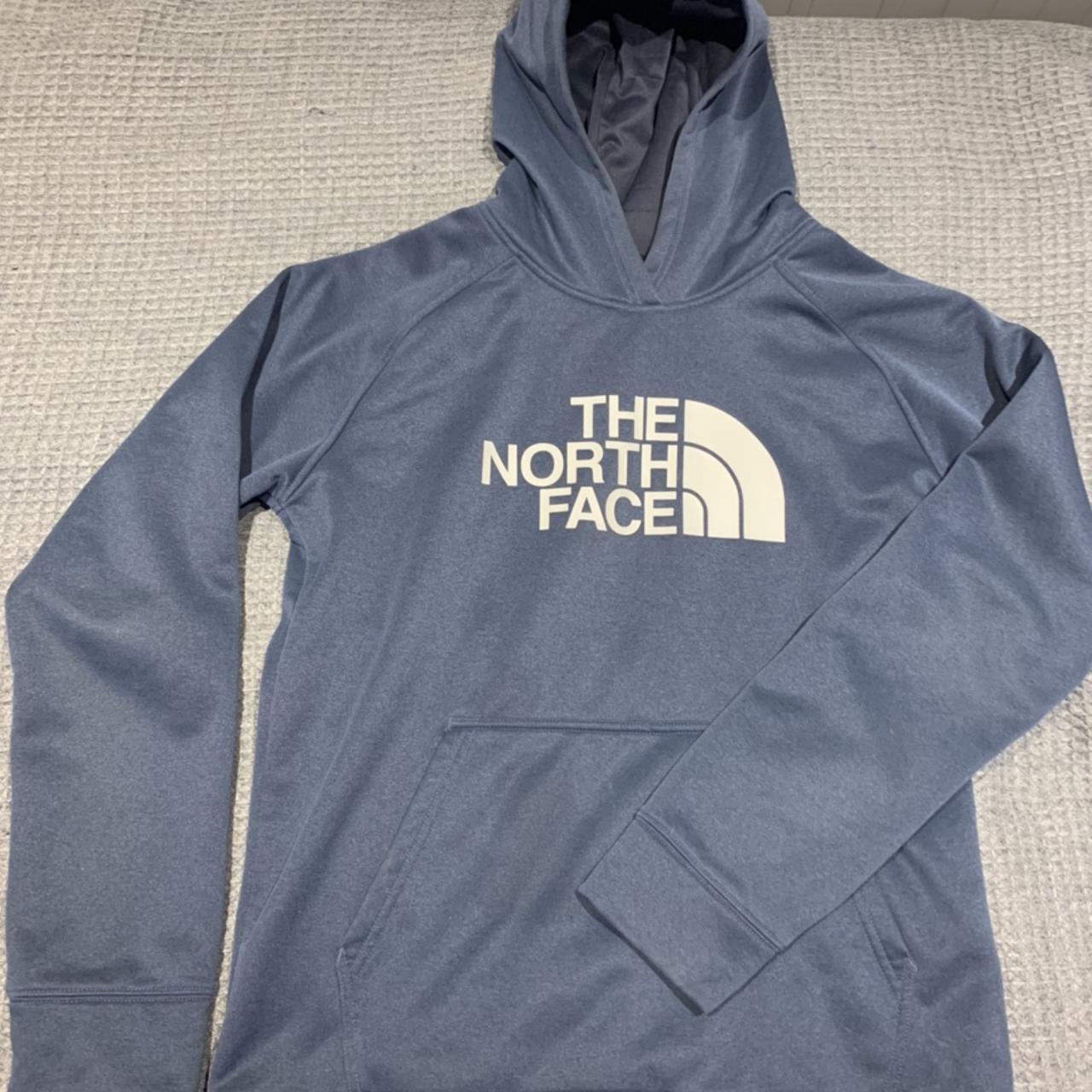 ️Xl boys north face blue hoodie ️worn a few times... - Depop