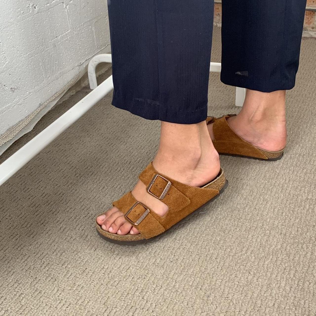 birkenstock arizona sfb mink