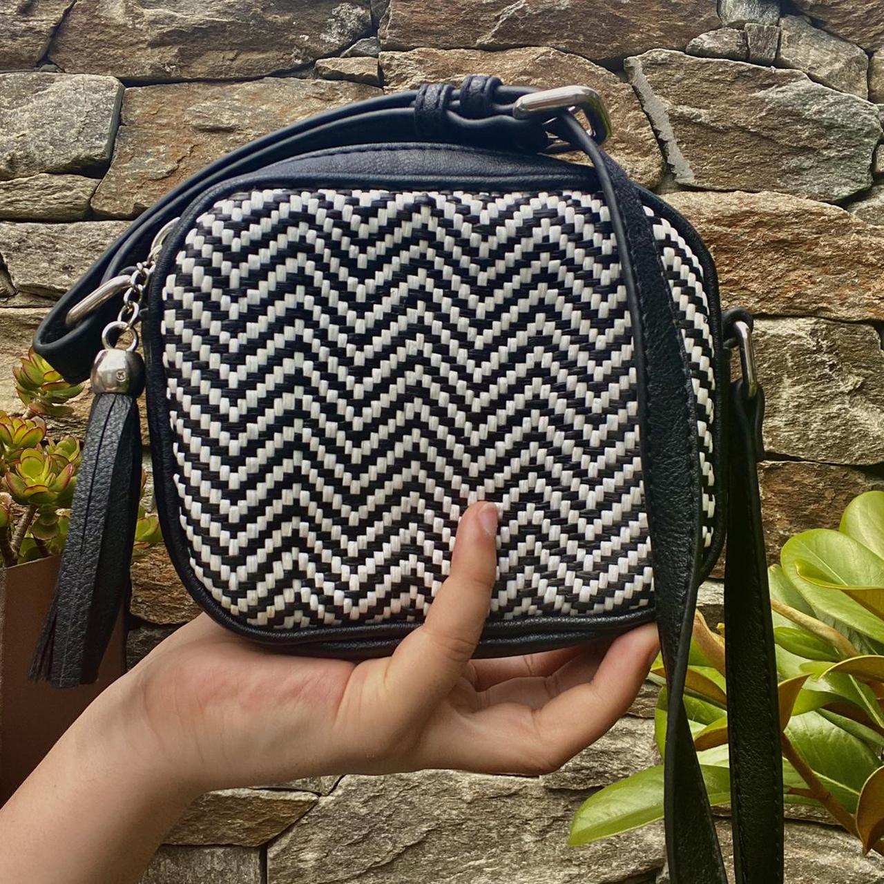 SPORTSGIRL BOHO BAG 🖤Adorable black and white... Depop