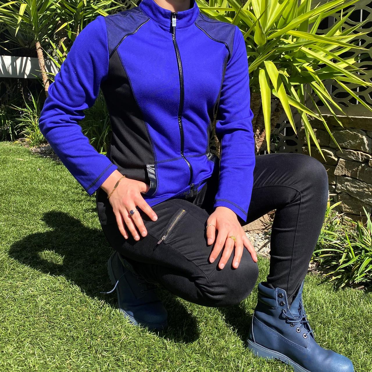 liz jordan red leather jacket