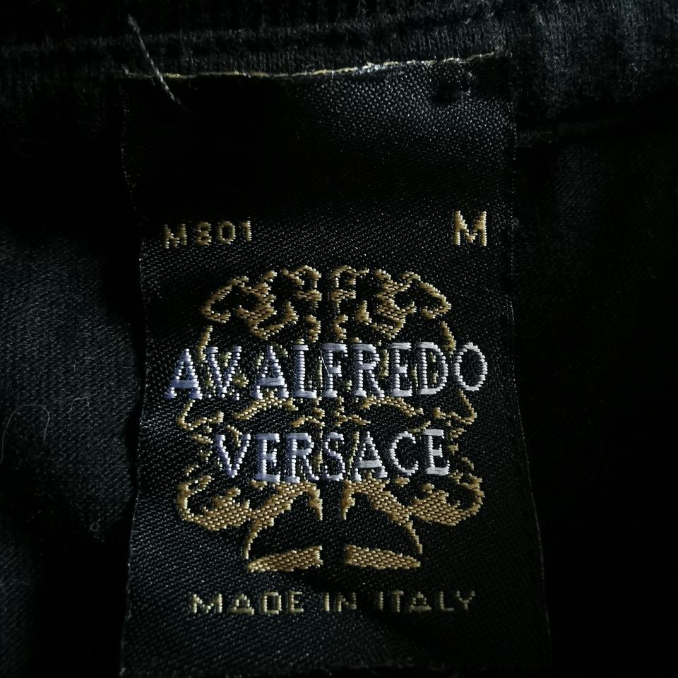 Vintage 90's Alfredo Versace Yellow and Grey Zip Up - Depop