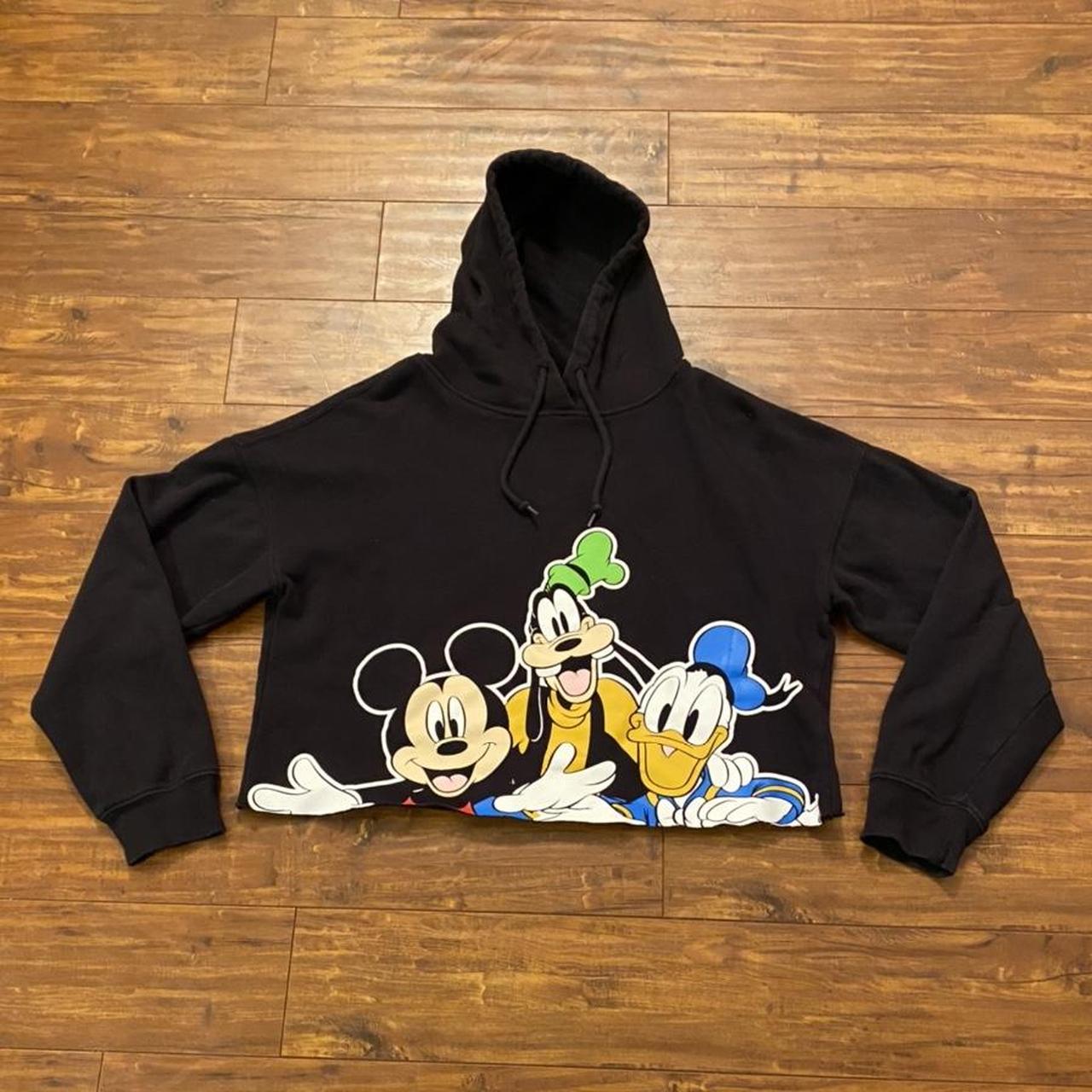 Disney crop clearance top hoodie