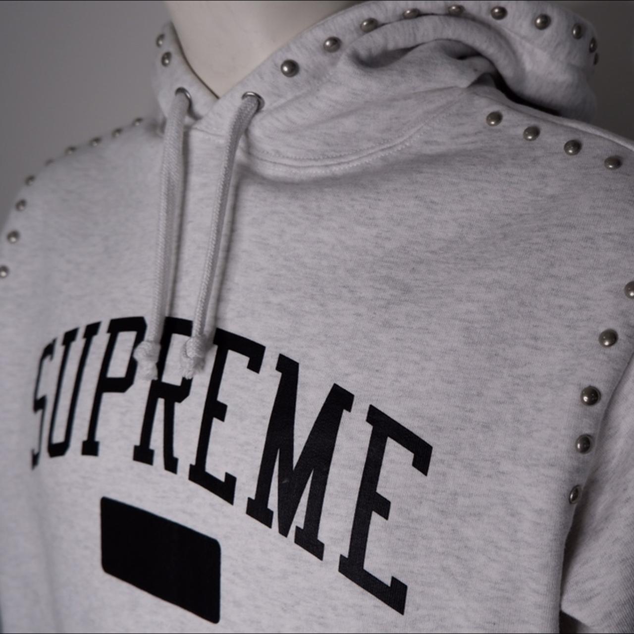 Studded on sale supreme hoodie