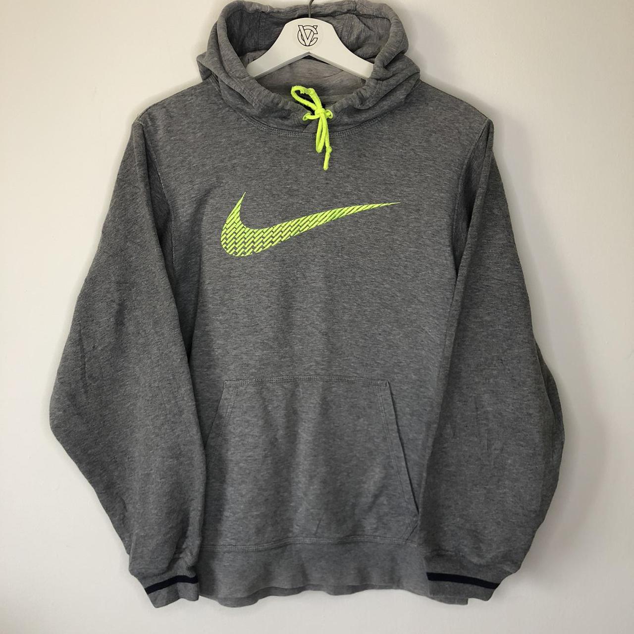 Nike centre swoosh hoodie🟢 Big embroidered centre... - Depop