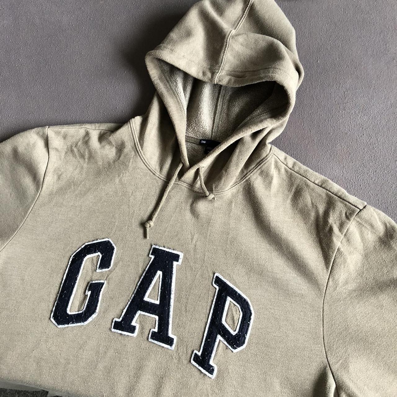 gap khaki hoodie