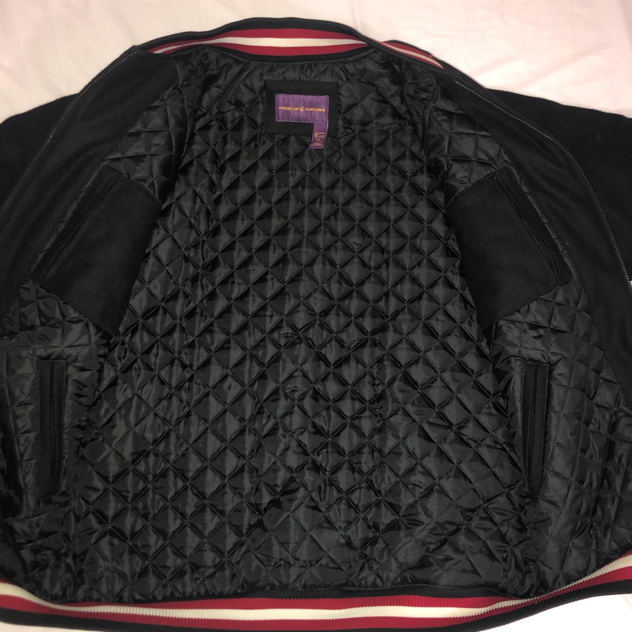 激レア　rocawear バイザー アメリカ古着 jay-z Early 2000's Rocawear Leather Jacket 💎 Rocawear was founded
