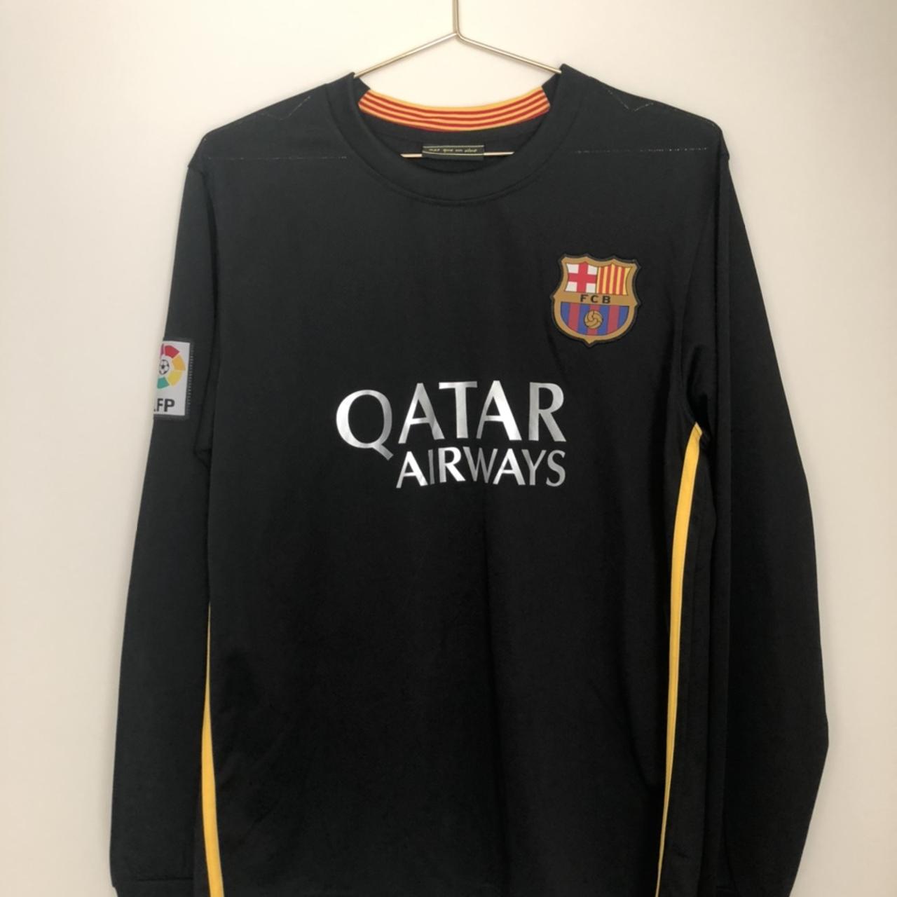 Authentic black long sleeve Messi jersey. Rare find.... Depop