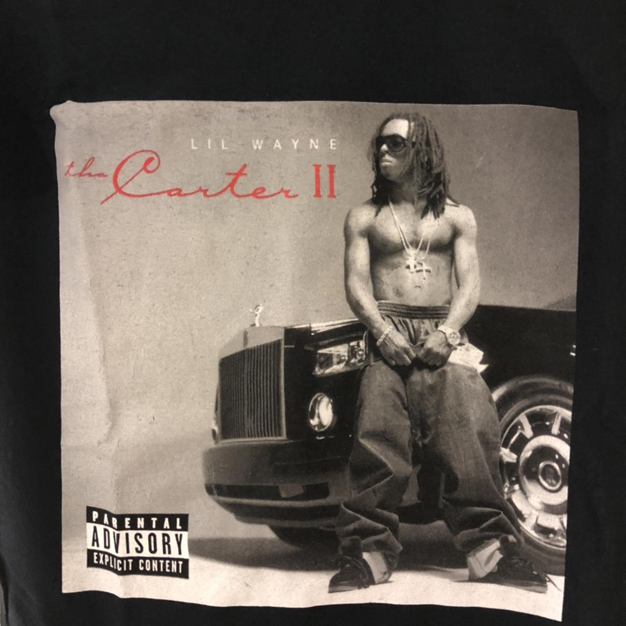 Lil Wayne The Carter Ii T Shirt Portrait On Front Depop