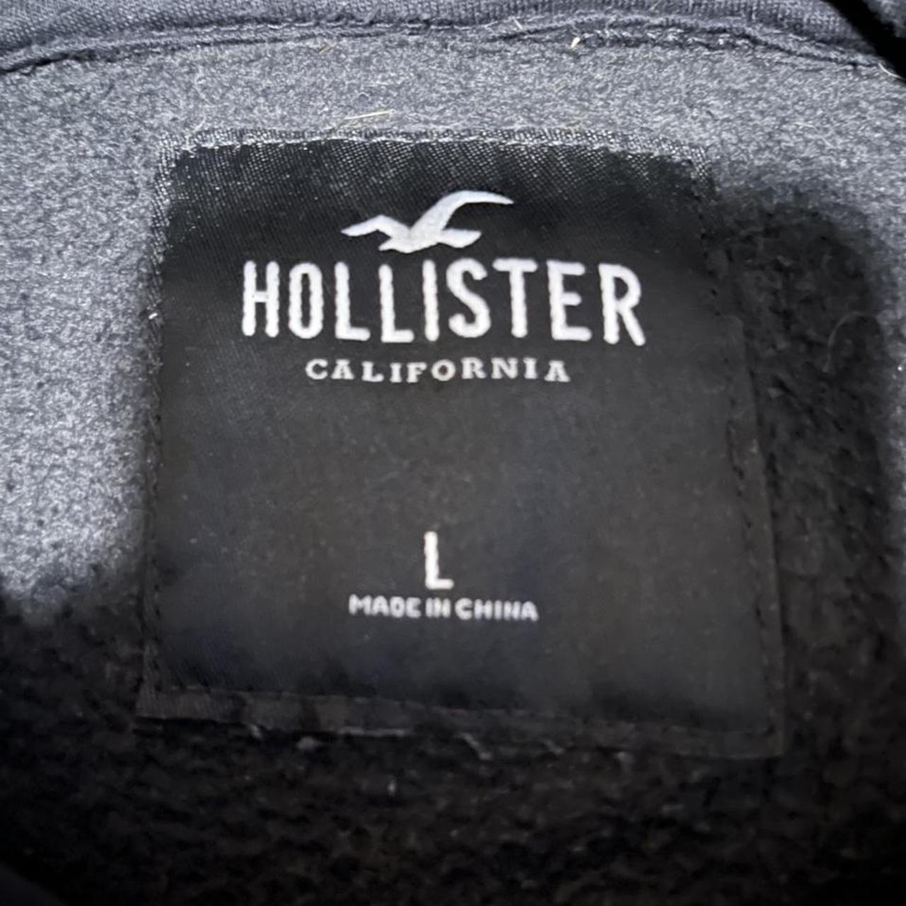 cool hollister hoodie with eagle logo all over... - Depop