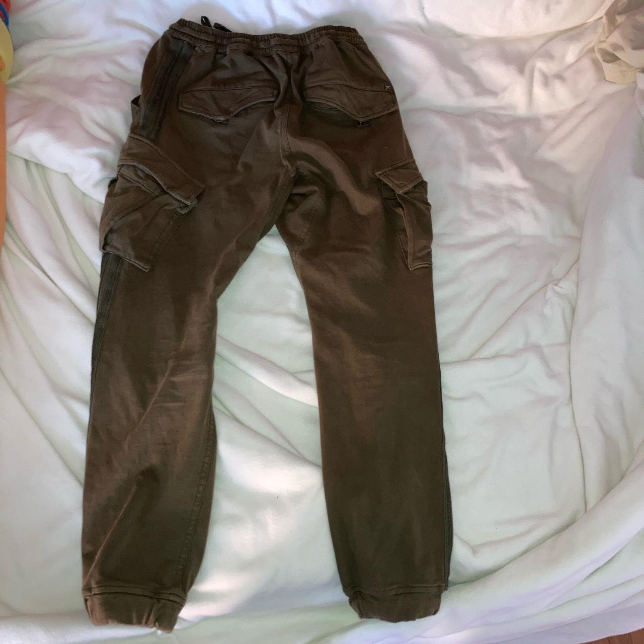 Parasuco Men's Khaki and Green Trousers (3)
