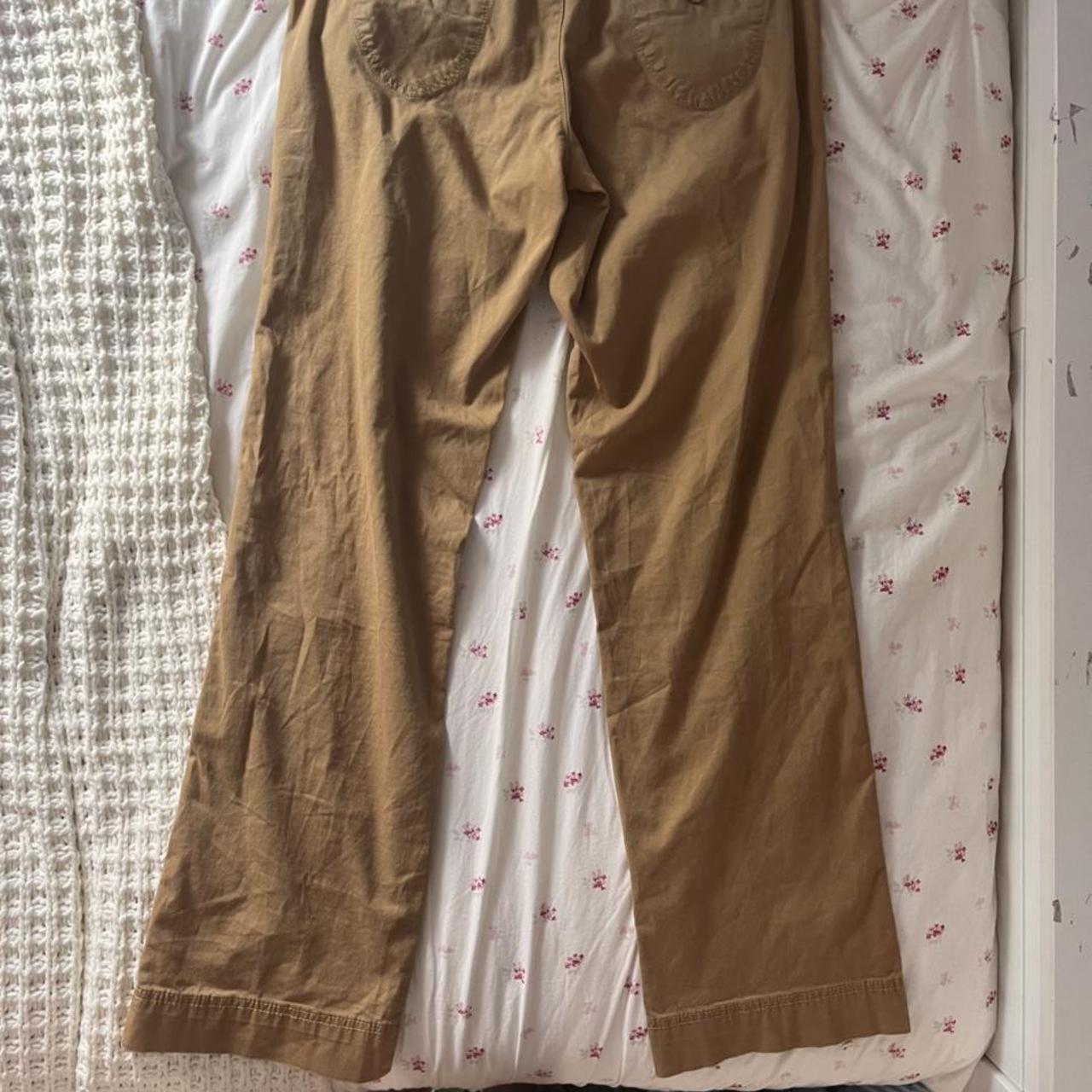 Super Adorable Y2k Tanlight Brown Corduroy Flare Depop 8565