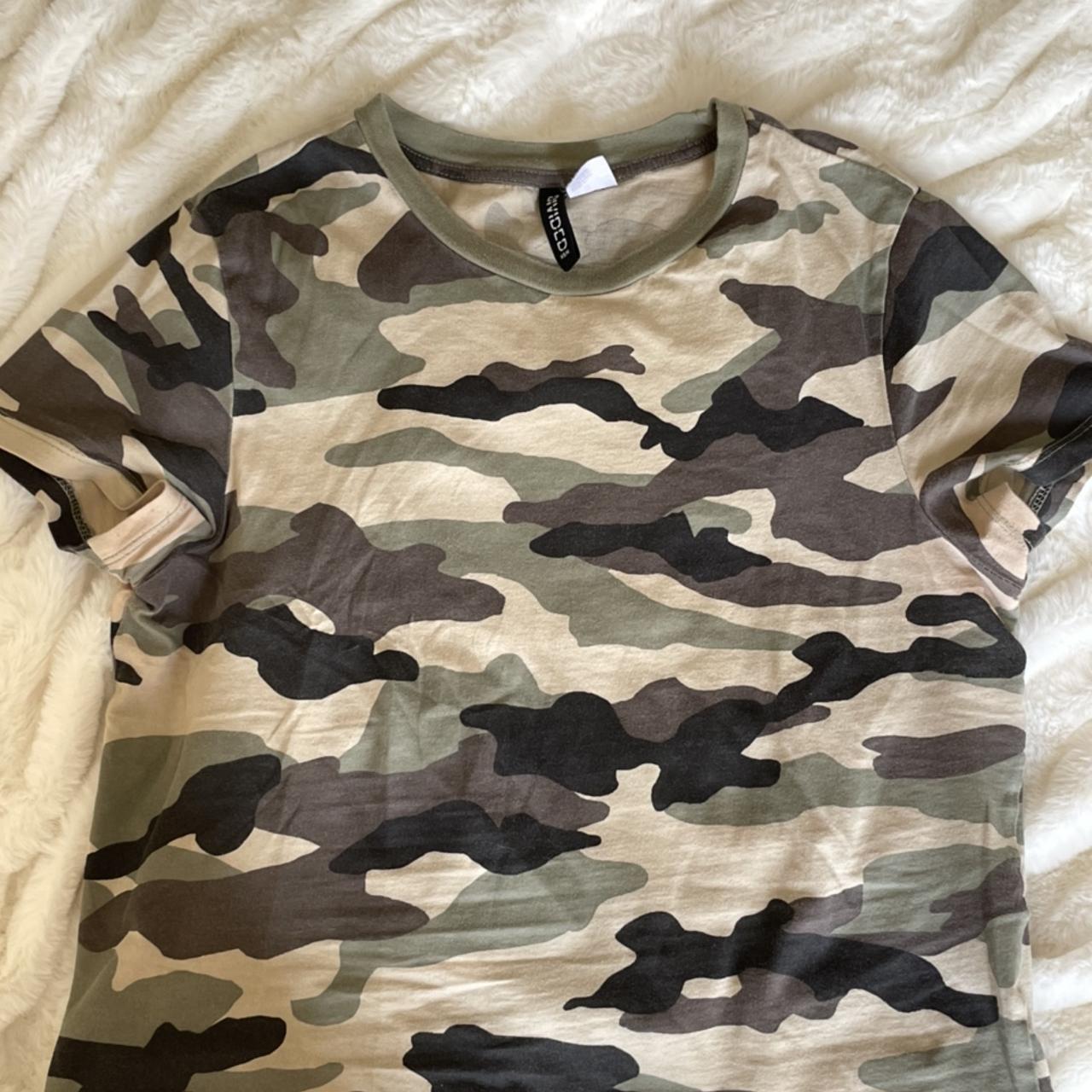 H&m hotsell camo shirt