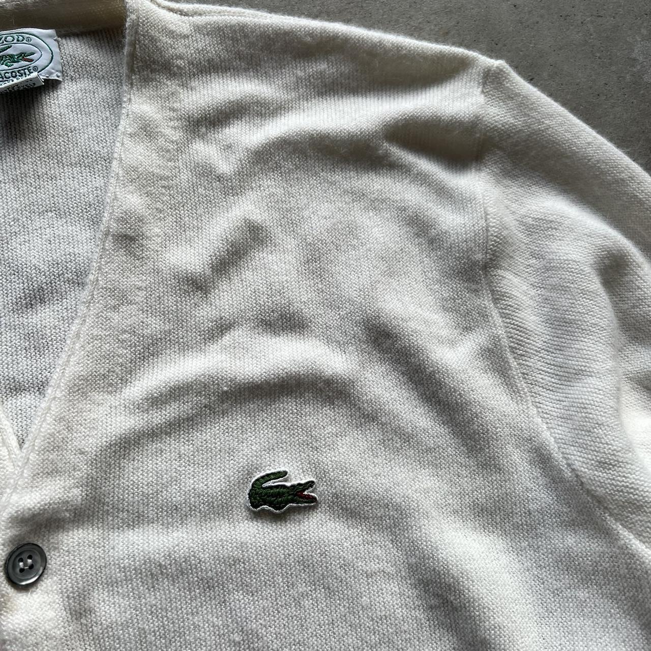 Product Image 3 - Vintage 90s Lacoste cream cardigan
chest: