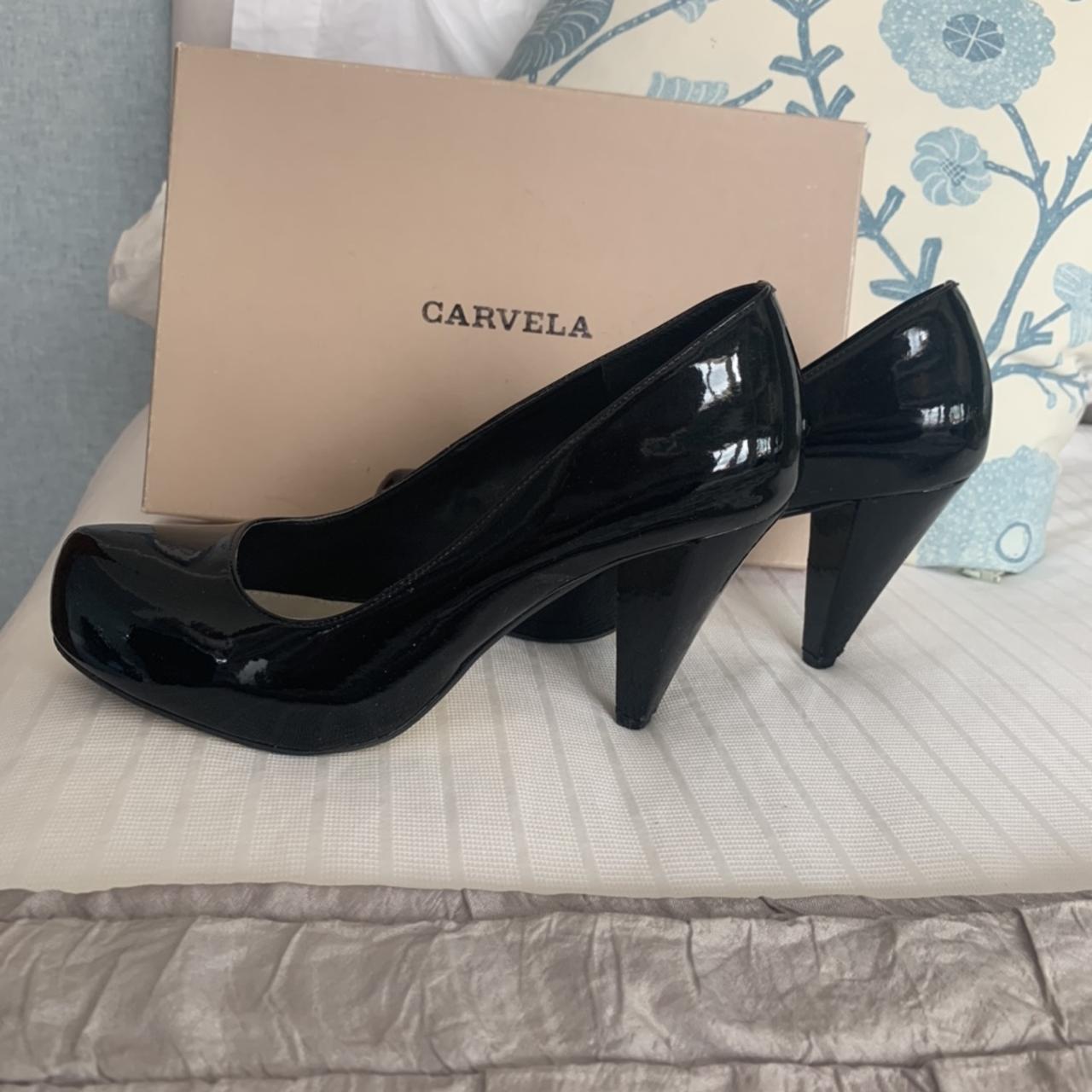 carvela snail boots patent