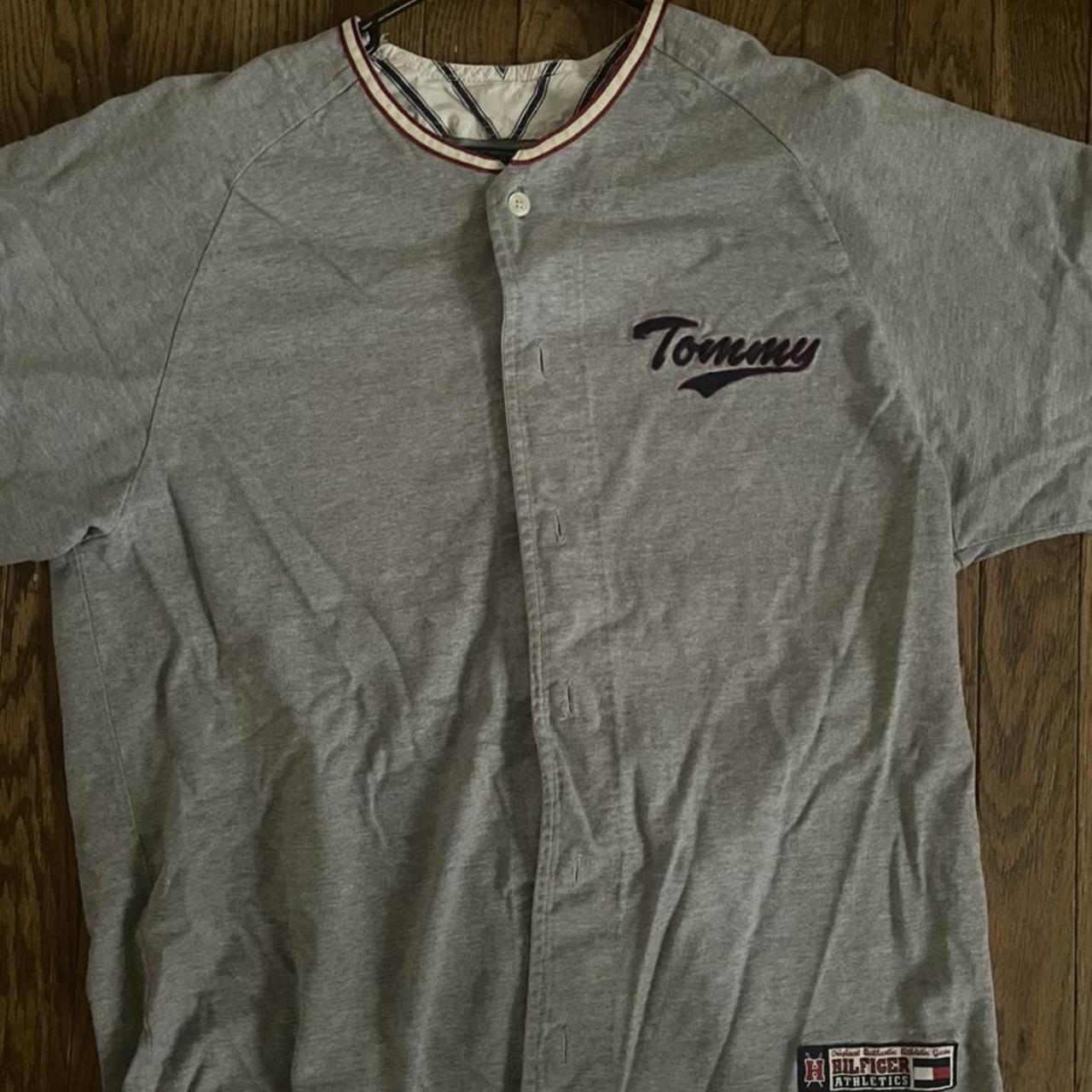 tommy hilfiger baseball jersey