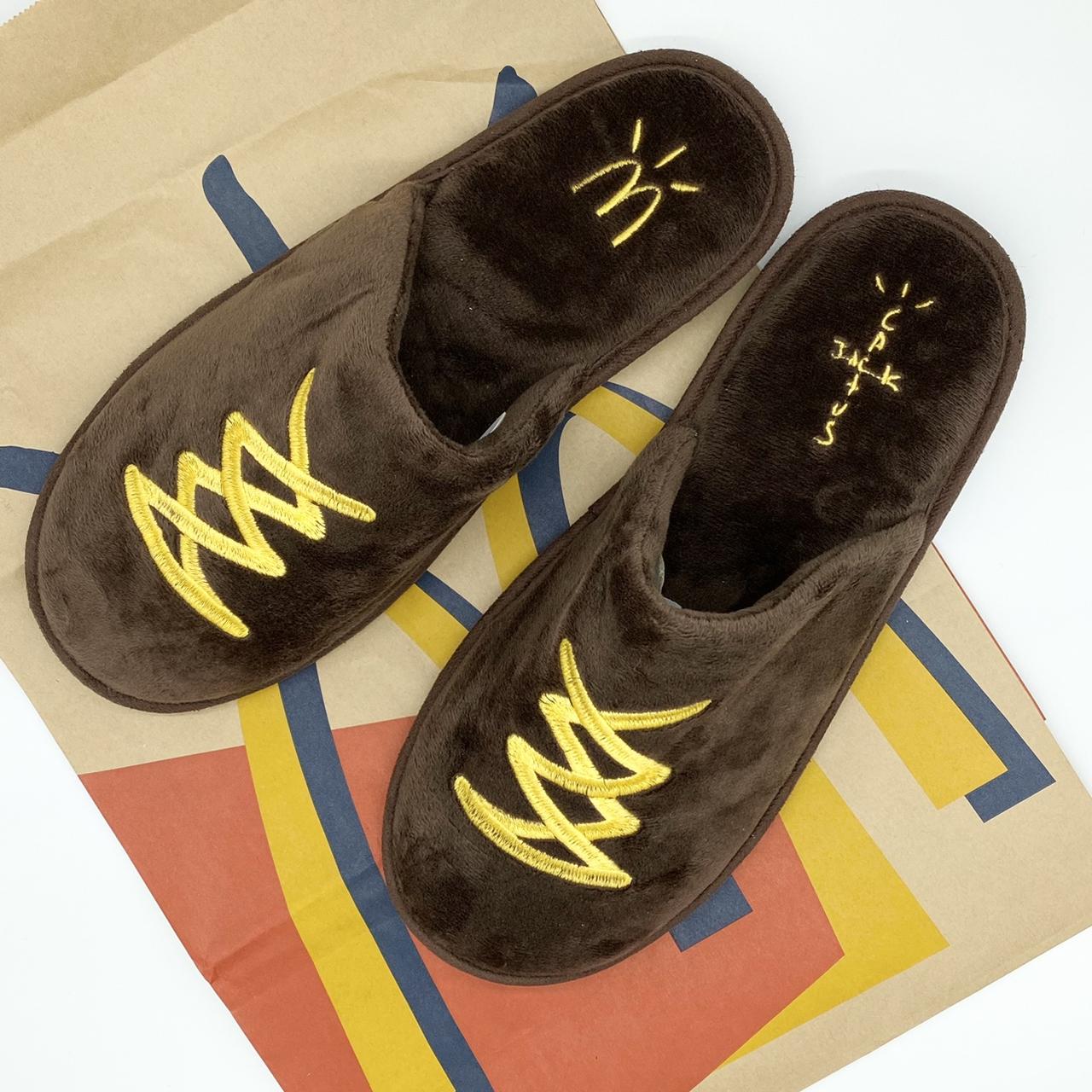 travis scott mcdonald's slippers
