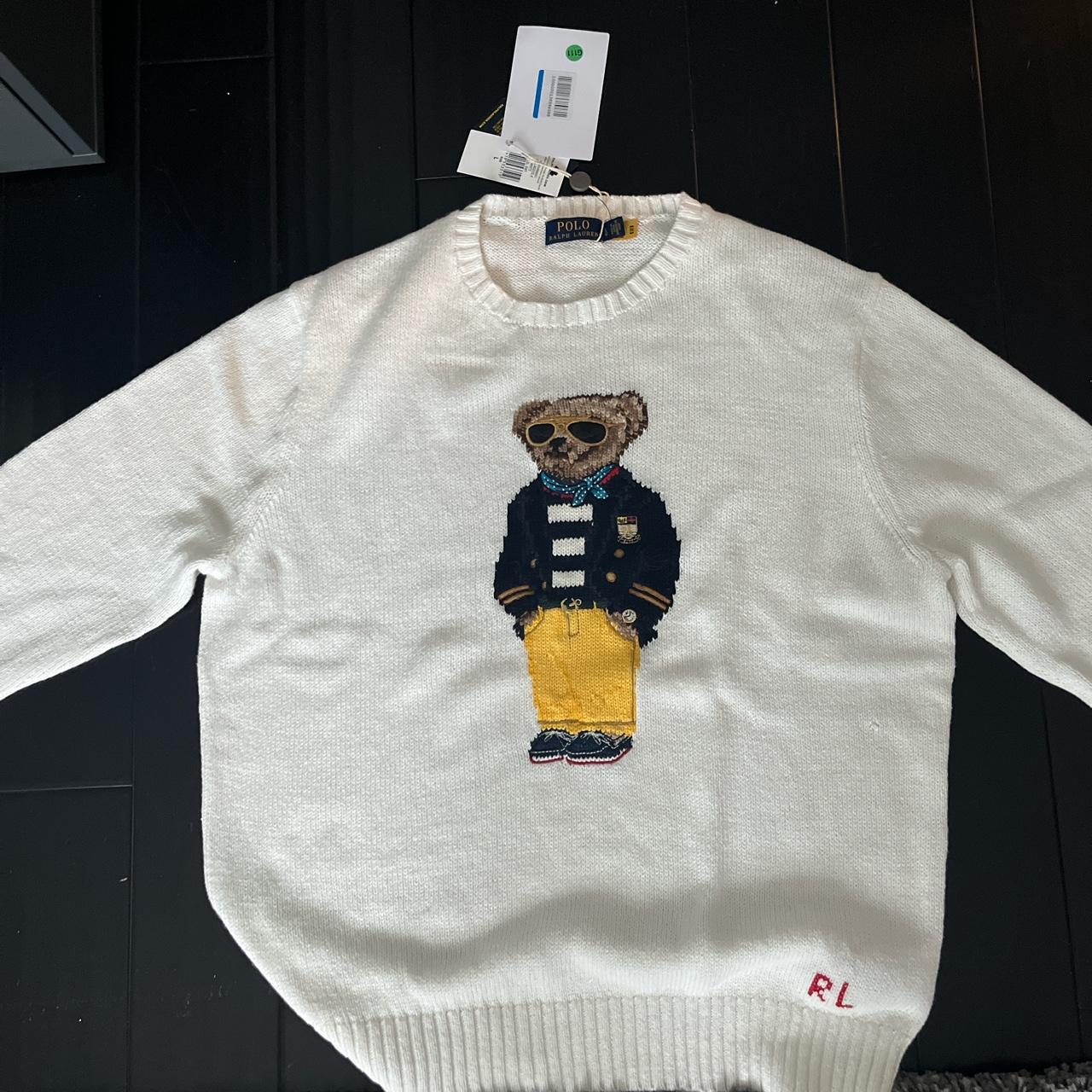 Ralph Lauren rare bear polo sweater. Brand new and... - Depop