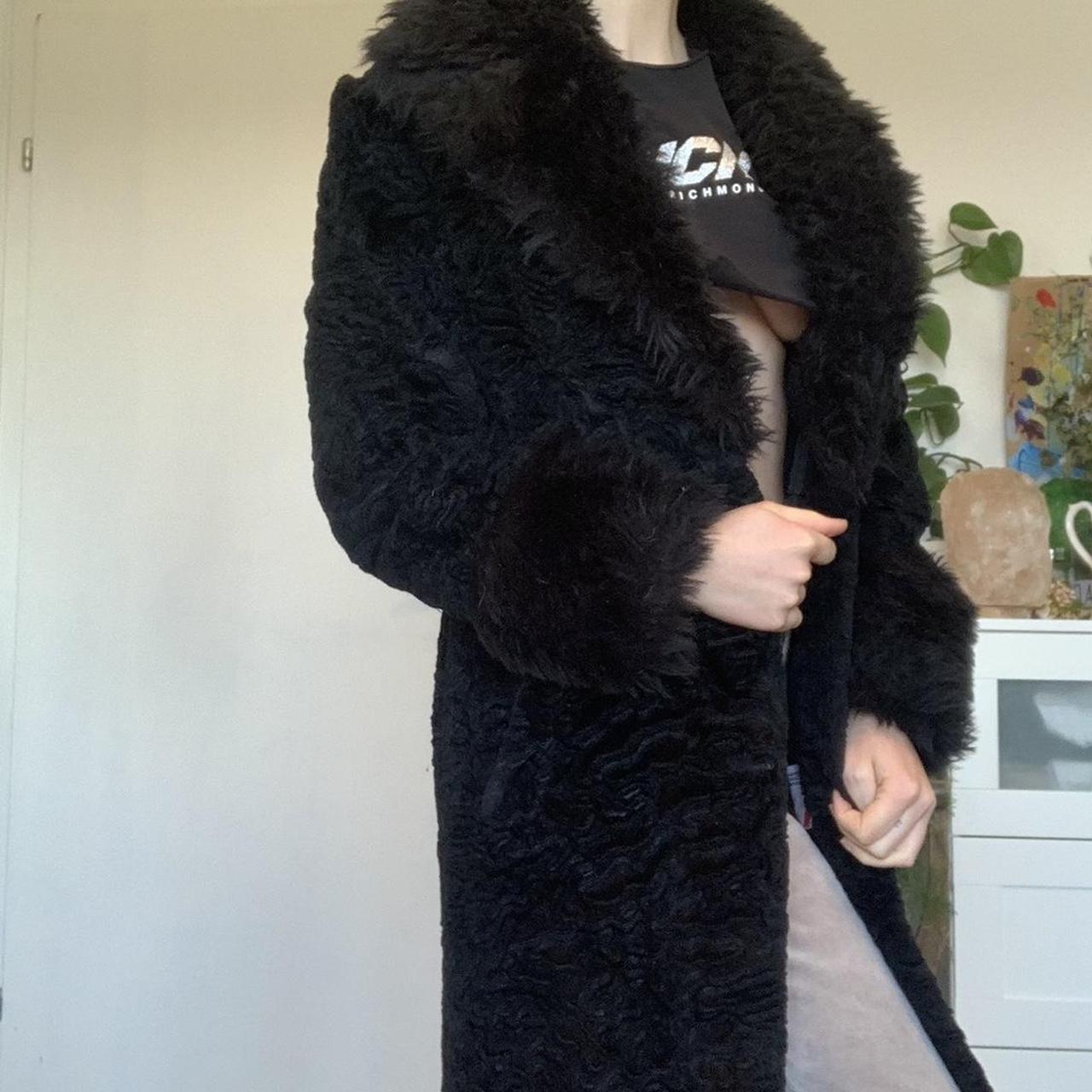 SUMMER SALE**** Long vintage faux fur Coat/... - Depop