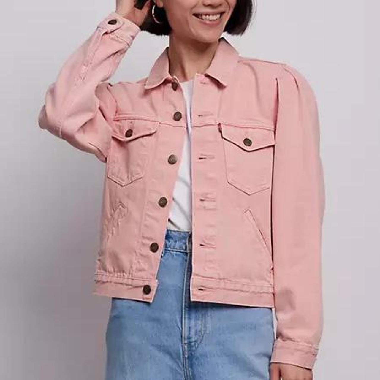 levi's puff sleeve jacket