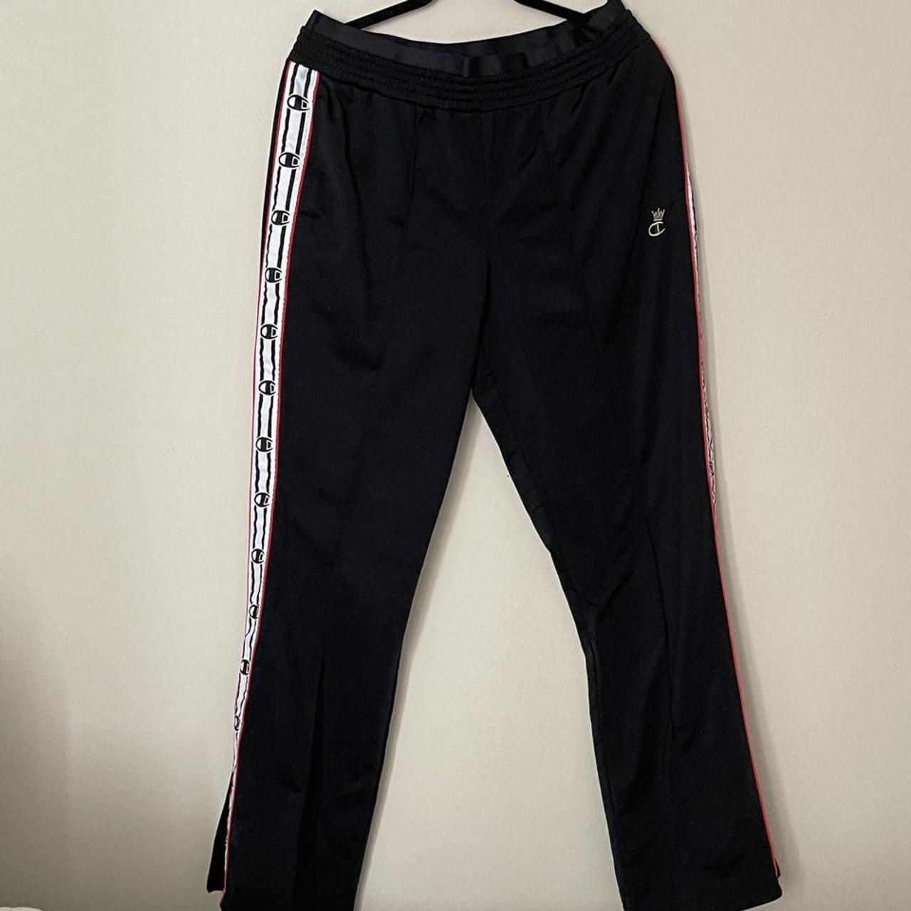 Champion sweatpants best sale zipper leg