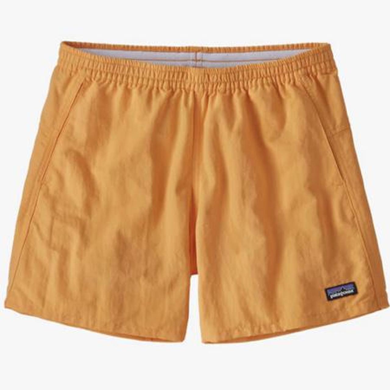 Patagonia Women's Yellow Shorts | Depop