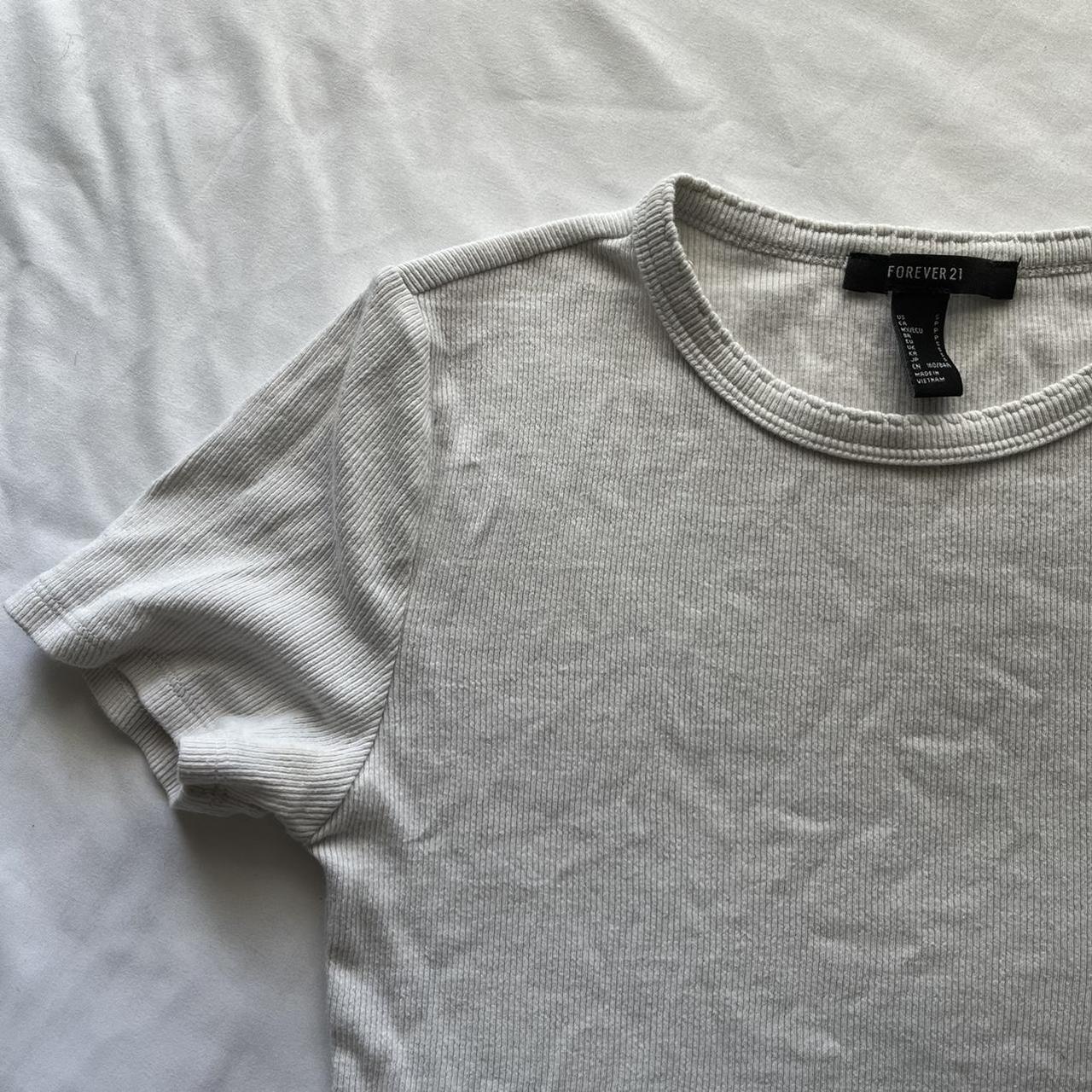 Forever 21 Women's White T-shirt | Depop