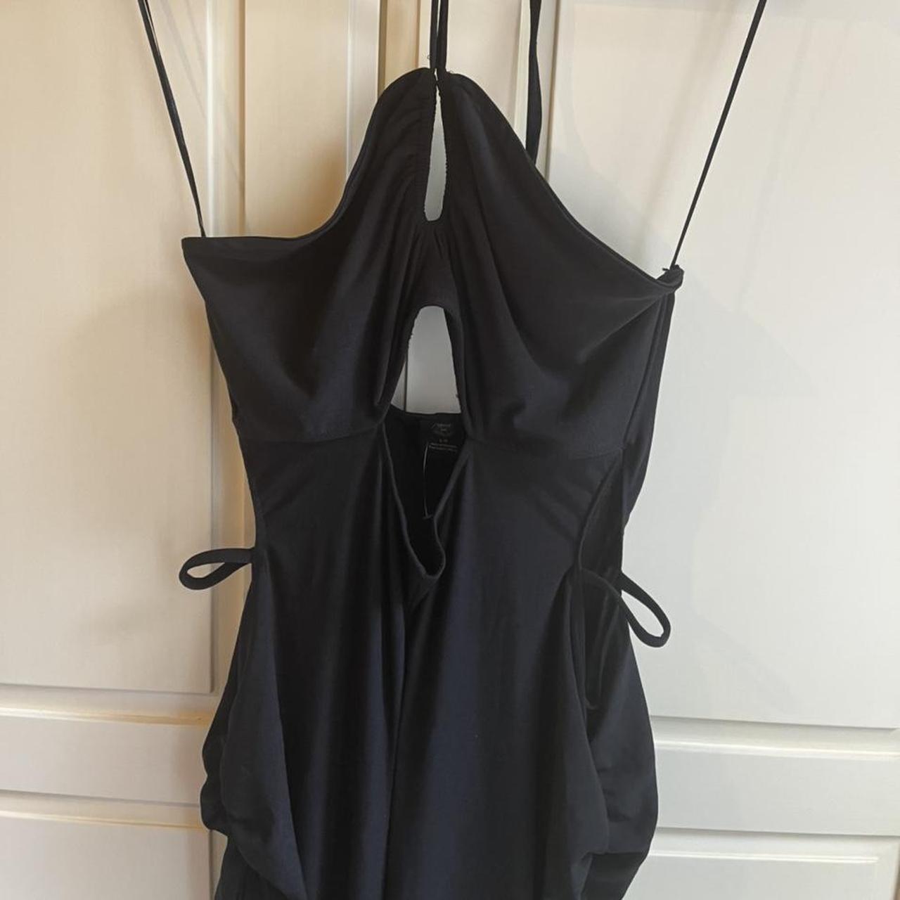 Urban Outfitters UO Black Slinky Cut-Out Jumpsuit,... - Depop