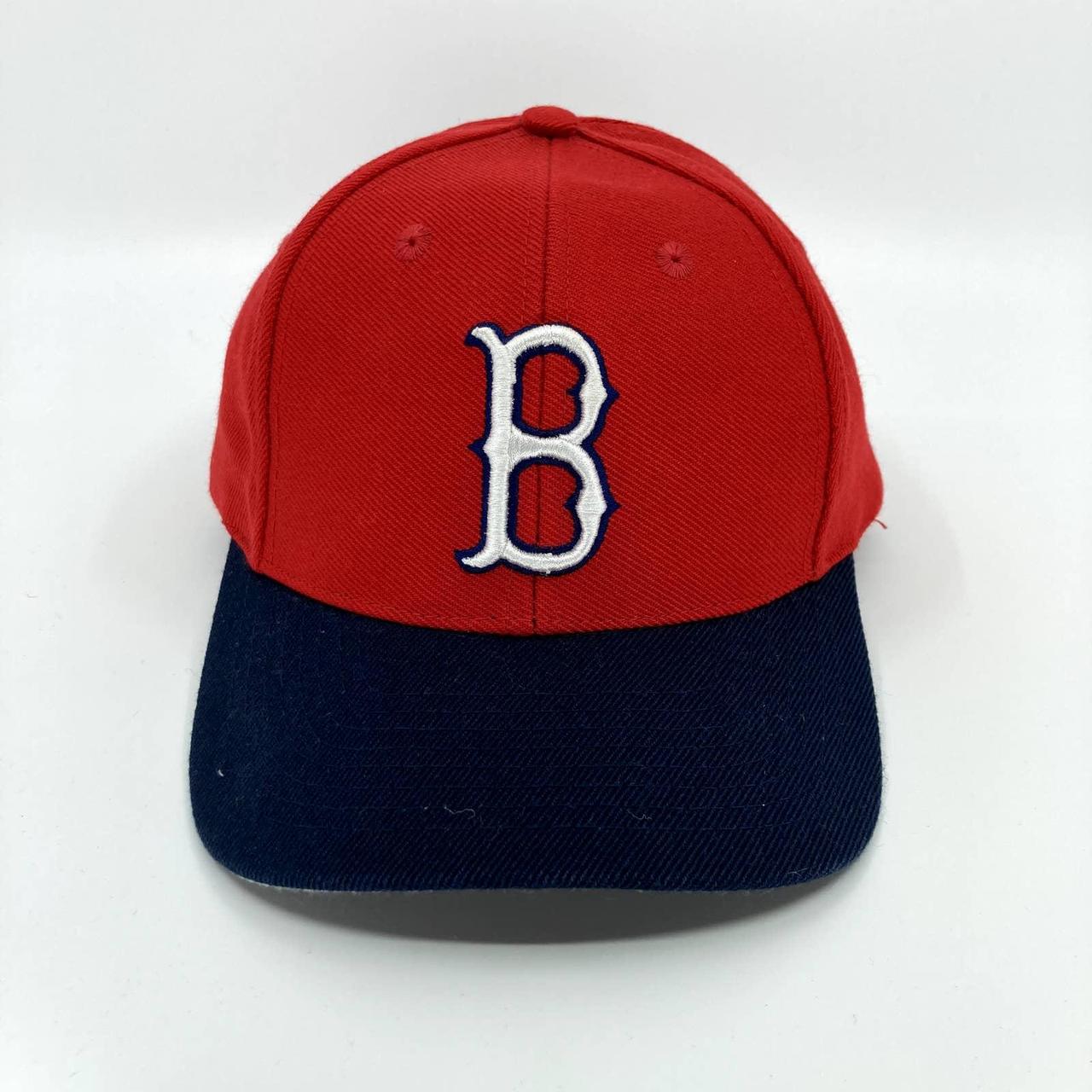 Vintage Boston Red Sox Logo Athletic Plain Logo Wool... - Depop