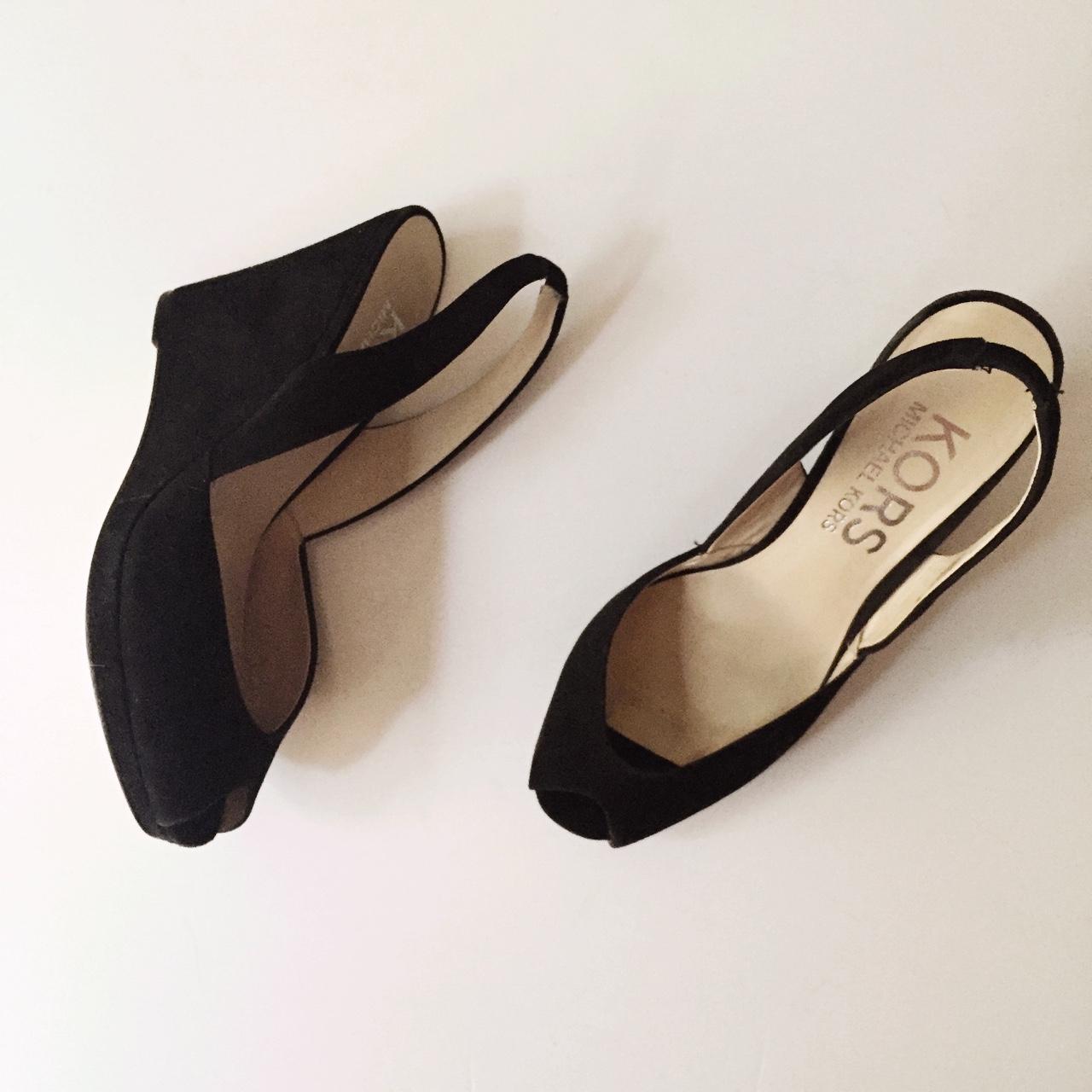 Michael Kors Women's Black Footwear | Depop