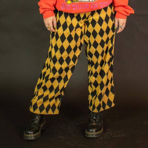 1960s Harlequin Nylon Pettipants Set Jester Pixie Pajamas Baby