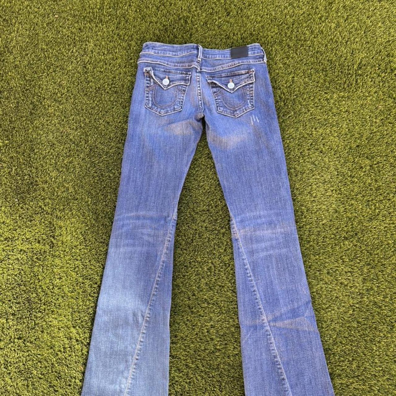 Low Rise Flared True Religion Jeans || Section Joey... - Depop