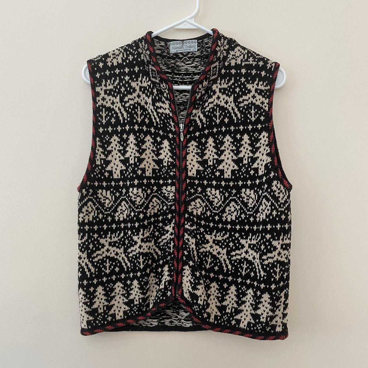 Nomadic Traders Intarsia Knit Vest This amazing... - Depop