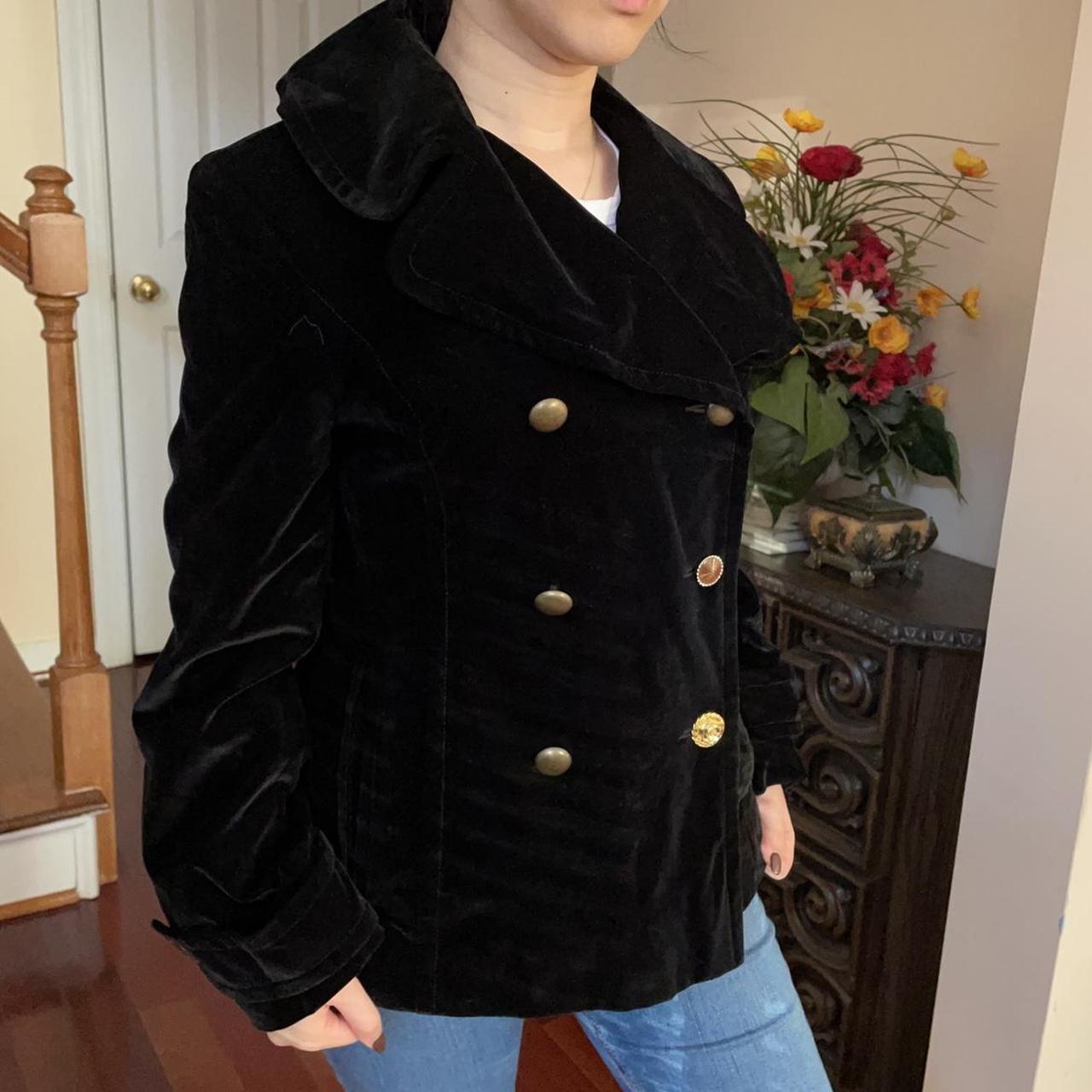 Re done Talbots Velvet Peacoat Súper versatile and Depop