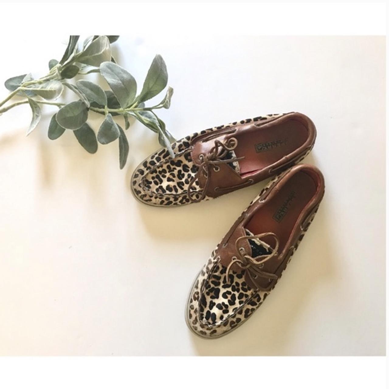 Sperry deals leopard loafers