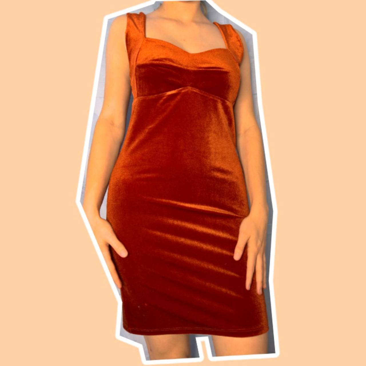 Burnt orange hot sale dress forever 21