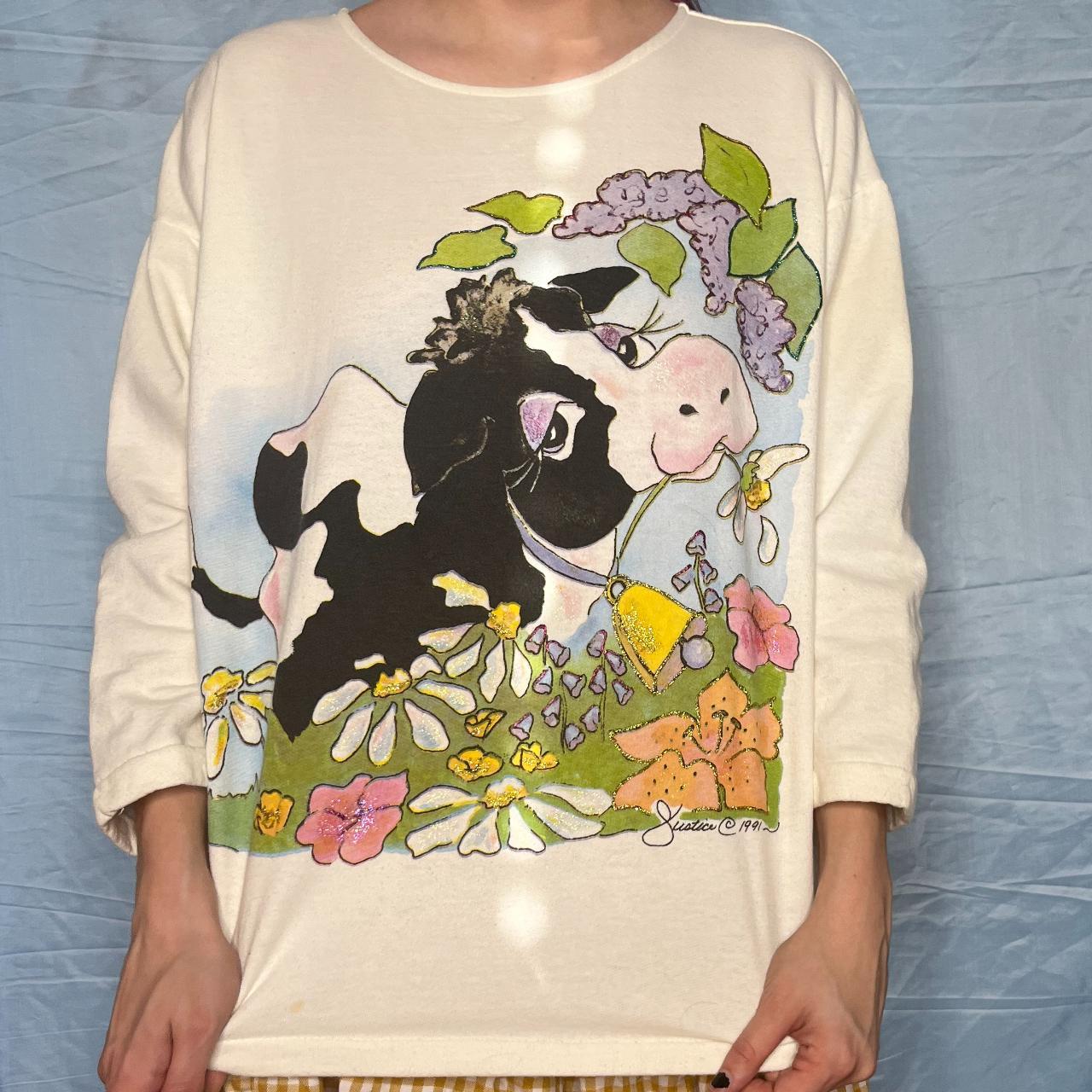 Cow discount field sweater