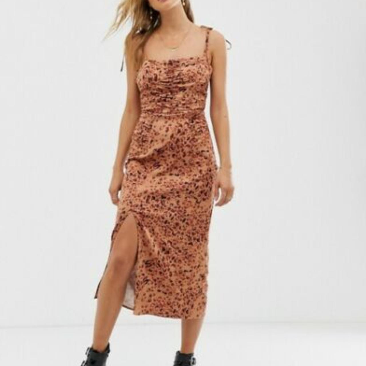 Free people 2024 leopard print dress