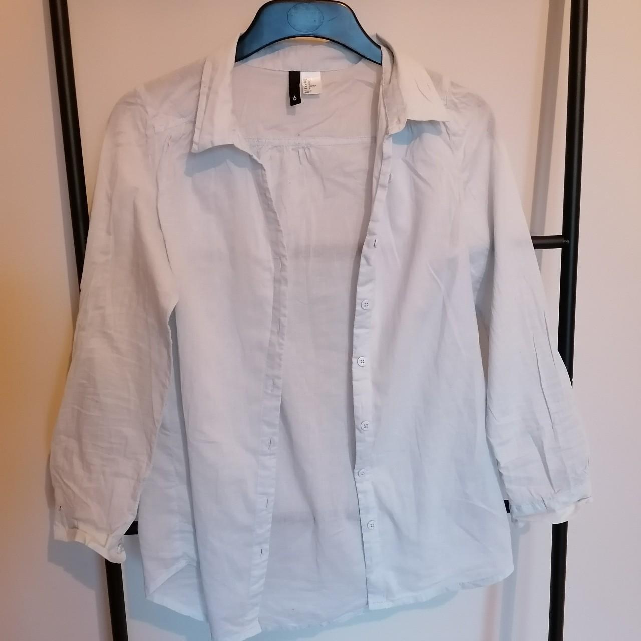 H&M Women's Blue Shirt | Depop