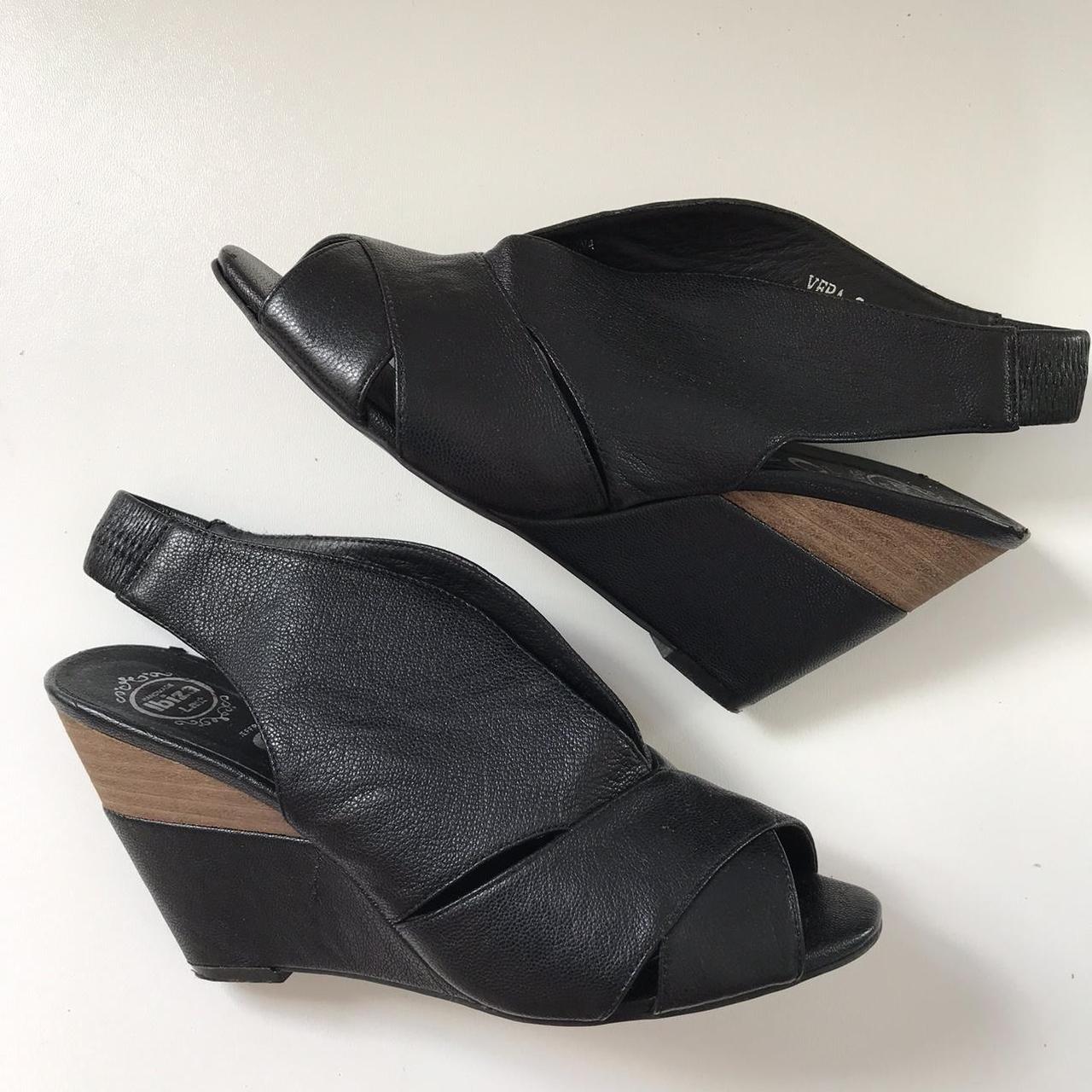 Jeffrey Campbell Women's Black Sandals | Depop