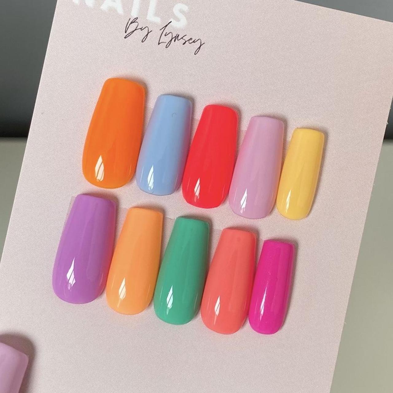 Summer mismatch nails Each nail set consists of 10... - Depop