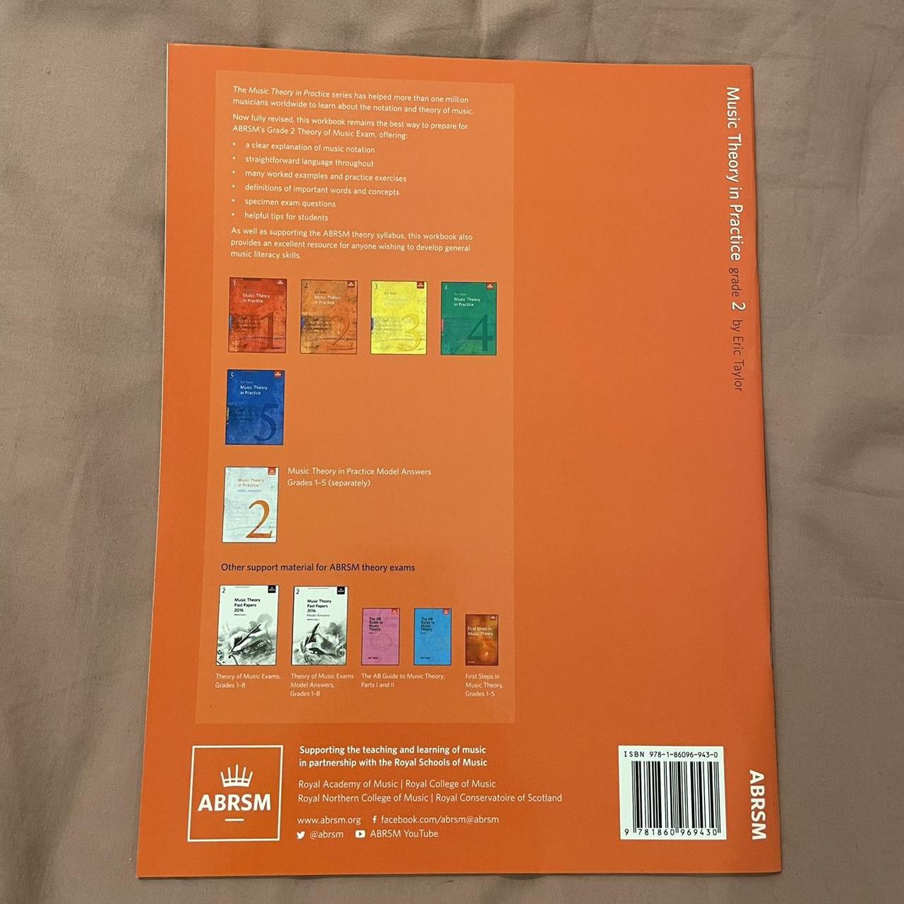 ABRSM Grade 2 Music Theory Practice Workbook Depop