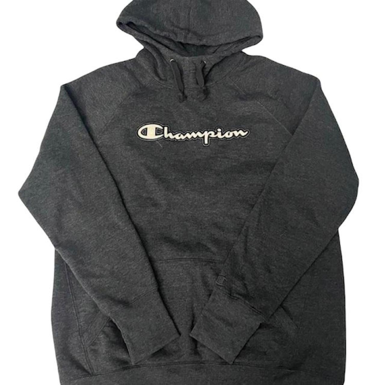 Dark gray hotsell champion sweatshirt