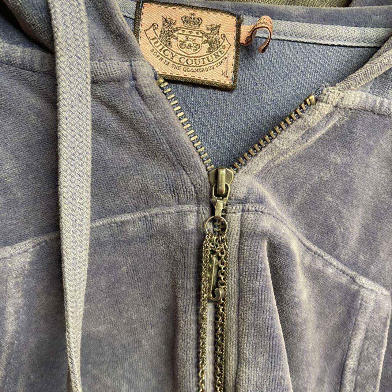 Thrifted Juicy couture velour zip up ☁️ super soft... - Depop